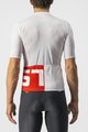 CASTELLI Cycling short sleeve jersey - DOWNTOWN - white/red