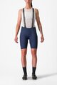 CASTELLI Cycling bib shorts - FREE AERO RC W - blue