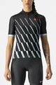 CASTELLI Cycling short sleeve jersey - PENDIO - black/white