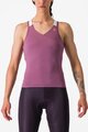 CASTELLI Cycling sleeveless jersey - SOLARIS TOP - purple