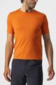 CASTELLI Cycling short sleeve t-shirt - TECH 2 TEE - orange