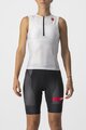 CASTELLI Cycling sleeveless jersey - FREE W TRI - white