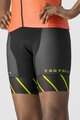 CASTELLI Cycling shorts without bib - FREE W TRI - black/light green