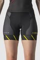 CASTELLI Cycling shorts without bib - FREE W SHORT TRI - black/light green