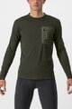 CASTELLI Cycling winter long sleeve jersey - UNLIMITED MERINO - green