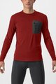 CASTELLI Cycling winter long sleeve jersey - UNLIMITED MERINO - red