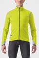 CASTELLI Cycling thermal jacket - ALPHA ULTIMATE INSULATED - yellow