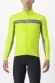 CASTELLI Cycling thermal jacket - MORTIROLO 6S - yellow