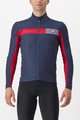 CASTELLI Cycling thermal jacket - MORTIROLO 6S - blue