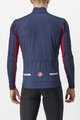 CASTELLI Cycling thermal jacket - MORTIROLO 6S - blue