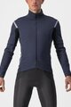 CASTELLI Cycling thermal jacket - PERFETTO ROS 2 CONVERTIBLE - blue