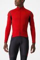 CASTELLI Cycling thermal jacket - PERFETTO ROS 2 CONVERTIBLE - red