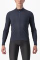 CASTELLI Cycling winter long sleeve jersey - FLIGHT LS AIR - blue