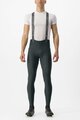 CASTELLI Cycling long bib trousers - FREE AERO RC - green