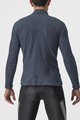 CASTELLI Cycling long sleeve t-shirt - COLD DAYS 2ND LAYER - grey/blue
