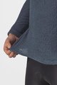 CASTELLI Cycling long sleeve t-shirt - COLD DAYS 2ND LAYER - grey/blue