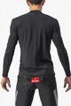 CASTELLI Cycling long sleeve t-shirt - BANDITO WOOL LS - black