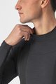 CASTELLI Cycling long sleeve t-shirt - BANDITO WOOL LS - black