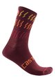 CASTELLI Cyclingclassic socks - MID WINTER 18 - bordeaux