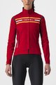 CASTELLI Cycling thermal jacket - UNLIMITED PERFETTO ROS 2 W - red