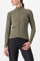 CASTELLI Cycling winter long sleeve jersey - UNLIMITED TRAIL W - brown