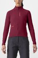 CASTELLI Cycling winter long sleeve jersey - UNLIMITED TRAIL W - bordeaux