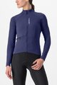 CASTELLI Cycling winter long sleeve jersey - UNLIMITED TRAIL W - blue