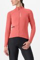 CASTELLI Cycling winter long sleeve jersey - UNLIMITED TRAIL W - red