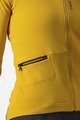CASTELLI Cycling winter long sleeve jersey - UNLIMITED TRAIL W - yellow