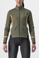CASTELLI Cycling thermal jacket - DINAMICA 2 - green