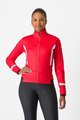 CASTELLI Cycling thermal jacket - DINAMICA 2 - red