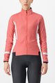 CASTELLI Cycling thermal jacket - DINAMICA 2 - red