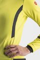 CASTELLI Cycling thermal jacket - DINAMICA 2 - yellow
