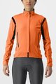 CASTELLI Cycling thermal jacket - PERFETTO RoS 2 W - orange