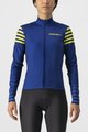 CASTELLI Cycling winter long sleeve jersey - AUTUNNO - blue