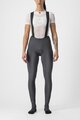 CASTELLI Cycling long bib trousers - FREE AERO RC W DT - grey