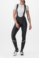 CASTELLI Cycling long bib trousers - VELOCISSIMA DT - black/light green