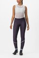 CASTELLI Cycling long trousers withot bib - VELOCISSIMA THERMAL - purple