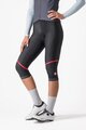CASTELLI Cycling 3/4 lenght shorts without bib - VELOCISSIMA THERMAL - black