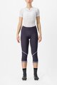 CASTELLI Cycling 3/4 lenght shorts without bib - VELOCISSIMA THERMAL - purple