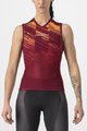 CASTELLI Cycling sleeveless jersey - INSIDER W - bordeaux