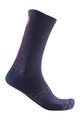 CASTELLI Cyclingclassic socks - RACING STRIPE 18 - blue