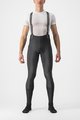 CASTELLI Cycling long bib trousers - SEMIFREDDO - black