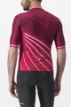CASTELLI Cycling short sleeve jersey - SPEED STRADA - bordeaux