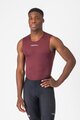 CASTELLI Cycling sleeve less t-shirt - PRO MESH 2.0 - bordeaux