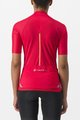 CASTELLI Cycling short sleeve jersey - ENDURANCE W - red