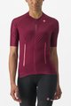 CASTELLI Cycling short sleeve jersey - ENDURANCE W - bordeaux