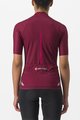 CASTELLI Cycling short sleeve jersey - ENDURANCE W - bordeaux