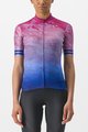 CASTELLI Cycling short sleeve jersey - MARMO - blue/pink