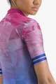 CASTELLI Cycling short sleeve jersey - MARMO - blue/pink